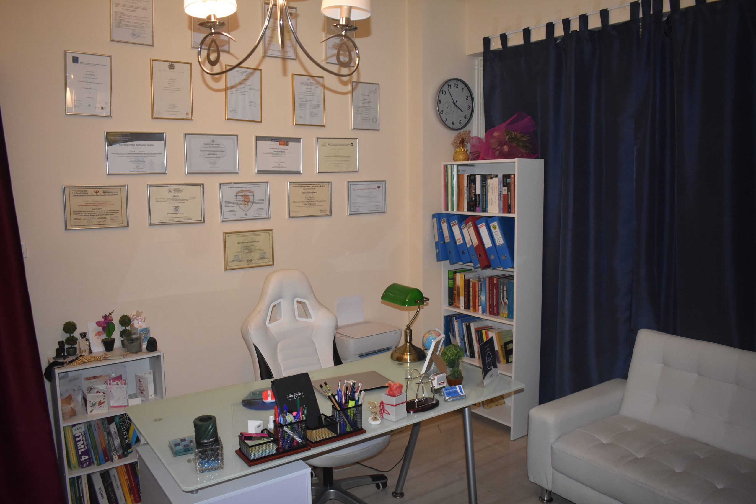 Πρώτη φωτογραφεία γραφείου για ψυχοθεραπεία της M.Sc. Ψυχολόγου - Παιδοψυχολόγου Μαρία Παπουτσή